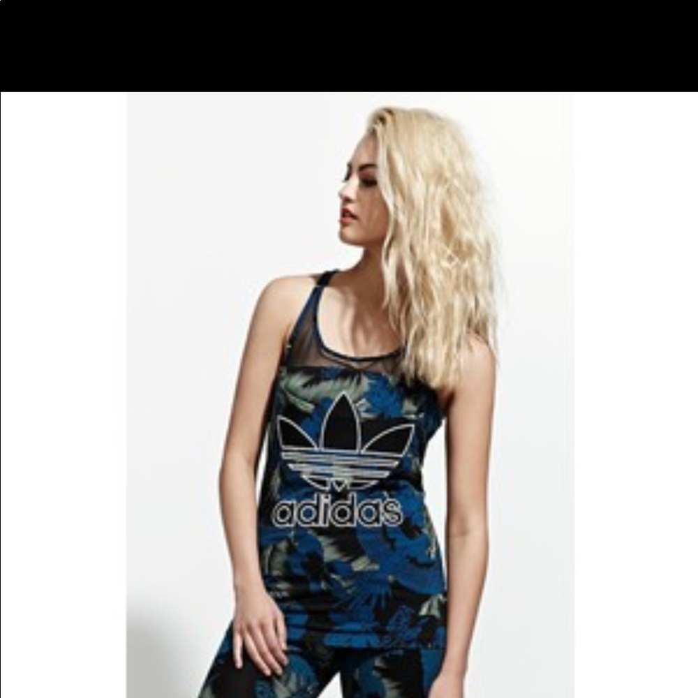 Original Adidas Hawaii Floral Tank